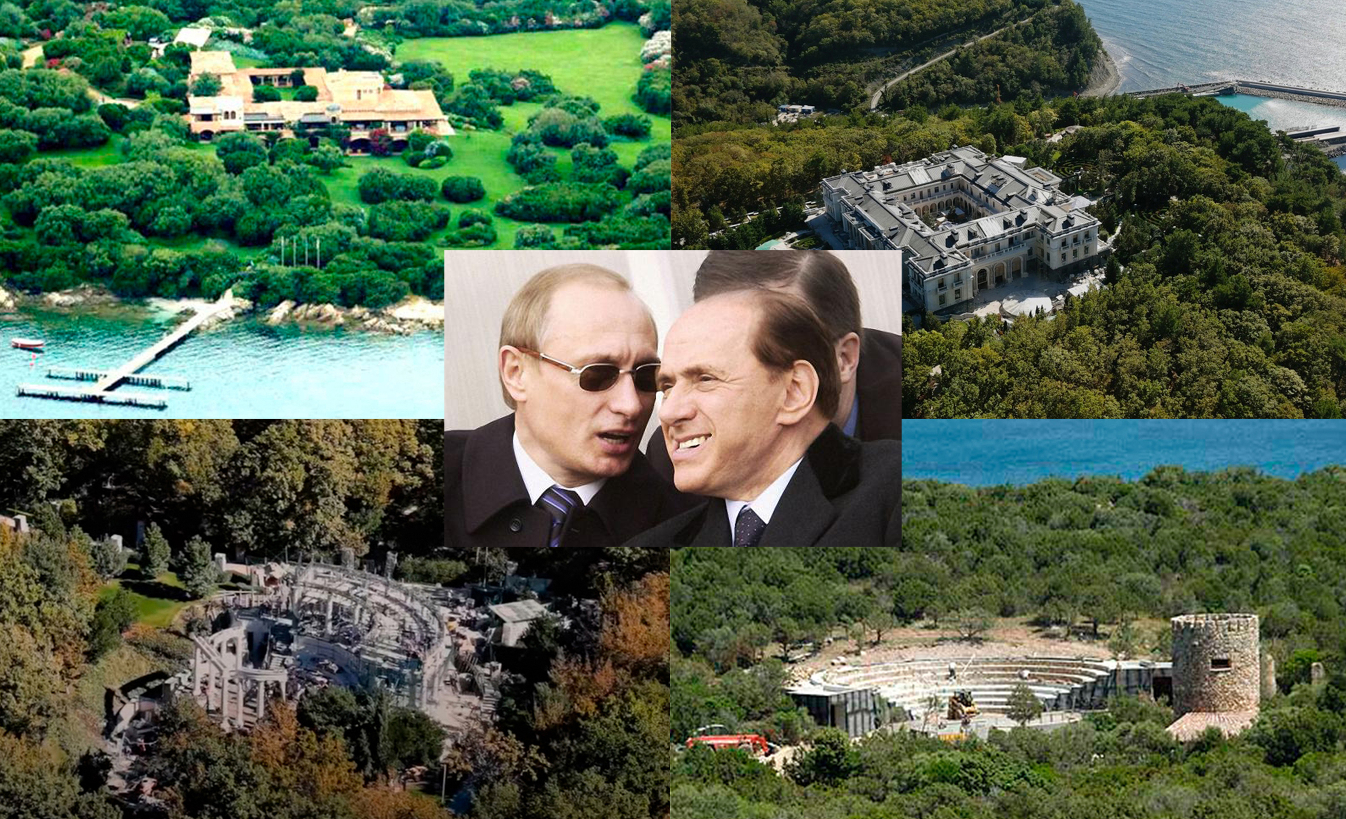 Dolce vita. Дворец Путина имеет подозрительно много общего с виллой Берлускони