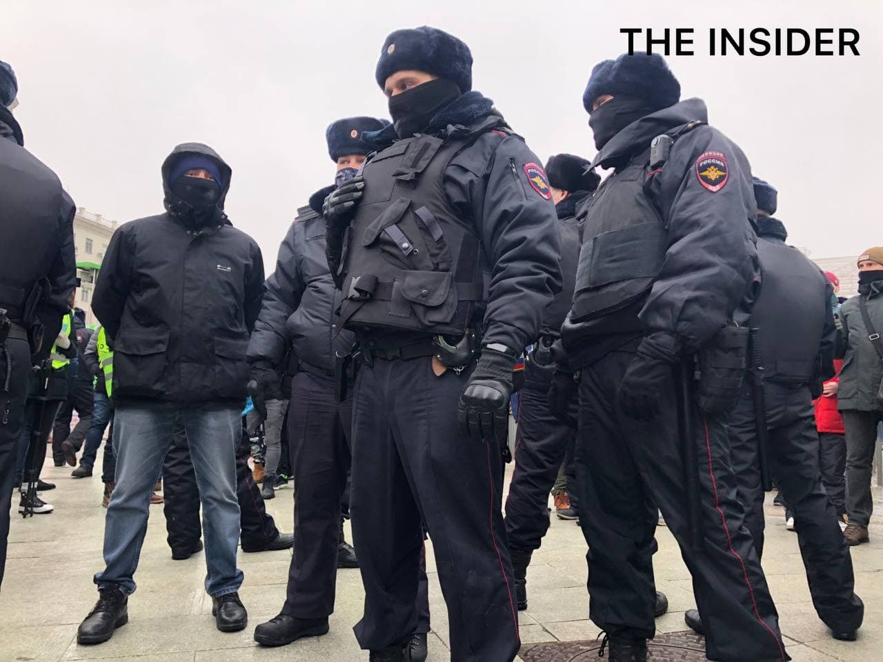 В Москве на Пушкинской площади начались задержания