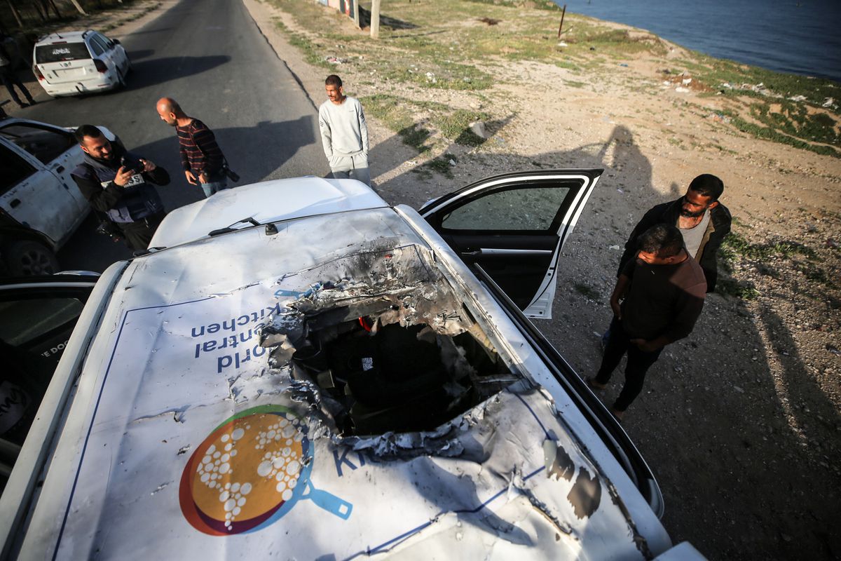ЦАХАЛ: Волонтеры WCK в Газе были убиты по ошибке. Офицеров, ответственных за удар, уволят