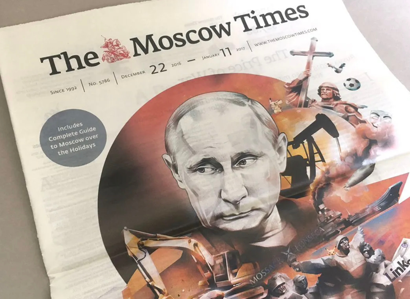 Генпрокуратура России признала «нежелательной организацией» издание The Moscow Times