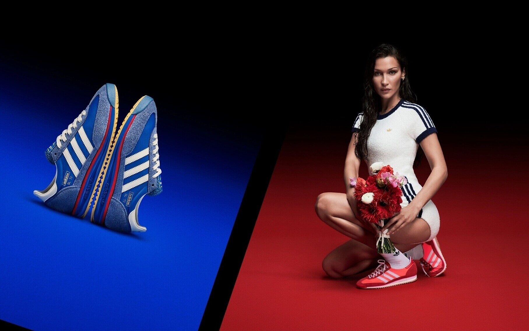 Adidas извинился за участие Беллы Хадид в рекламе перевыпуска кроссовок, разработанных к Олимпиаде 1972 года