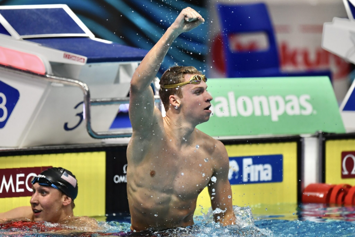 Французский пловец установил олимпийский рекорд на дистанции 400 метров комплексом